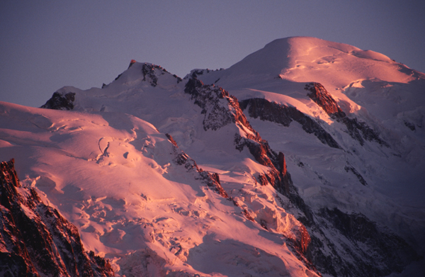 Mont Blanc sunset